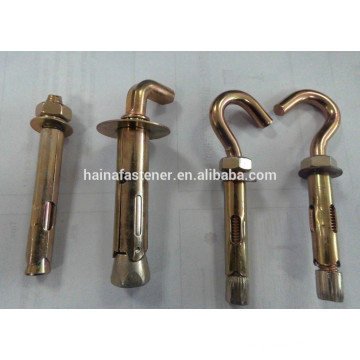 Color-Zinc Plated Wedge Anchor bolt